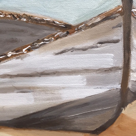 SOLD AT ART FESTIVAL- ORIGINAL PAINTING 16”x20” Washed Up - Picture 3 of 5